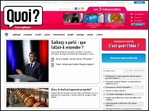 Aper�u du site QUOI.info - actualit� expliqu�e, questions d'actualit� QUOI.info