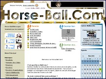 Aperu du site Horse-ball.com
