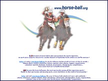 Aperu du site Horse-ball.org