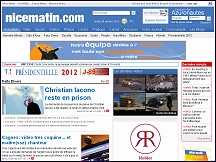 Aperu du site Nice Matin - quotidien Cte d'Azur, dition en ligne de Nice Matin