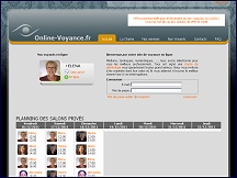 Aper�u du site Online-Voyance.fr - la voyance en ligne avec voyants et m�diums