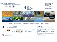 Aperçu du site HEC Paris