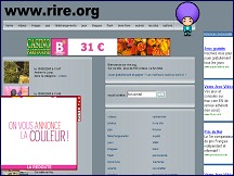 Aperçu du site Rire.org - site d'humour