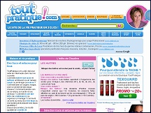 Aper�u du site ToutPratique - comment d�tacher & nettoyer, astuces pour la maison