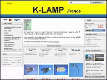 Aperu du site K-LAMP France - ampoules  LED, lampes  LED, clairage vitrines