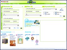 Aperçu du site Mappy - calcul d'itinéraires, plans, infos touristiques en Europe