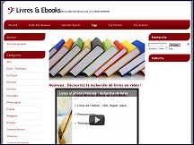 Aper�u du site Livres-et-ebooks.fr - ebooks fran�ais & livres num�riques gratuits