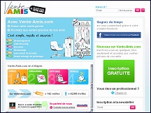 Aper�u du site Ventes Amis - ventes priv�es entre amis, vide dressing ou grenier