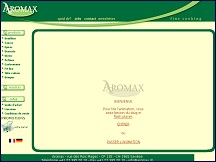 Aperu du site Aromax.ch