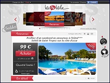 Aper�u du site Vis Ma Ville - ventes flash, activit�s dans votre ville moins cher