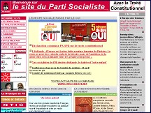 Aperu du site PS - Parti Socialiste