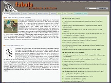 Aperçu du site Fabula.org - recherche en littérature, site d'actualité littéraire