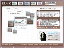 Aperu du site BforBank - banque prive en ligne B forBank, livret pargne, vie