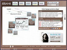 Aper�u du site BforBank - banque priv�e en ligne B forBank, livret �pargne, vie