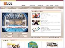 Aperu du site Universit de Laval