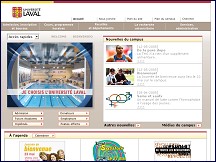 Aperçu du site Université de Laval