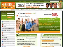 Aper�u du site Offres d'emploi pour seniors & retrait�s - Seniors � Votre Service