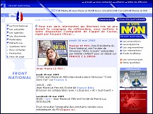 Aperçu du site FN - Front National