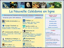 Aperçu du site Nouvelle Calédonie - annuaire