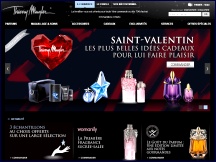Aperçu du site Thierry Mugler - parfums, bijoux, sacs : boutique Thierry Mugler