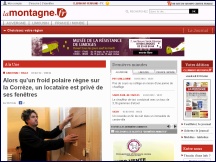 Aper�u du site Journal La Montagne - journal d'actualit�s Auvergne et Limousin 