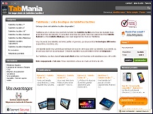 Aperu du site Tabmania - tablettes tactiles, tablettes sous Android ou Windows