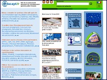 Aperçu du site Educagri - enseignement agricole public français