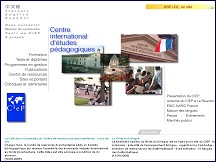 Aperçu du site CIEP - Centre International d'Etudes Pédagogiques