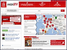 Aperu du site Moxity - portail vnementiel, agenda des vnements, billeterie