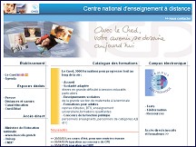 Aperçu du site CNED
