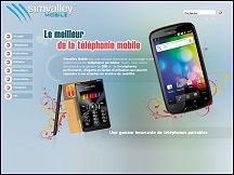 Aperu du site Simvalley Mobile - tlphones portables et smartphones Simvalley