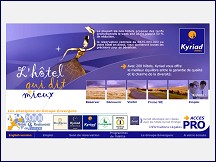 Aperçu du site Hôtels Kyriad