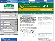 Aperçu du site Hôtels Holiday Inn