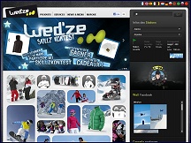 Aperçu du site Wed'ze - tout le matériel et accessoires pour les sports de glisse