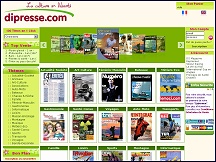 Aperu du site Dipresse - abonnement presse en ligne, anciens magazines, hors srie