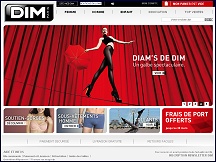 Aperu du site DIM.fr - boutique DIM en ligne: collants, bas, sous-vtements DIM