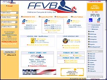 Aperu du site Fdration Franaise de Volley-Ball