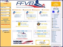 Aperçu du site Fédération Française de Volley-Ball