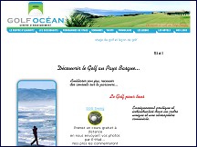 Aperçu du site Golfocean.com