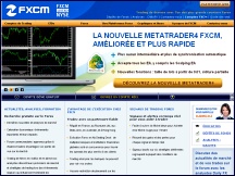 Aperu du site FXCM - courtier Forex, trading de devises, ptrole, or, indices CFD