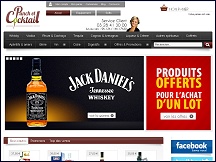 Aperçu du site Punch et Cocktail - vente alcool en ligne: spiritueux, vin, whisky