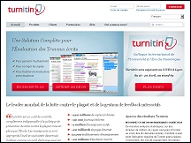 Aperu du site Turnitin  dtection du plagiat, solutions et outils anti copiage
