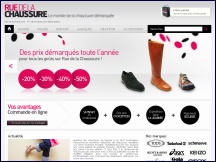 Aper�u du site Rue de la Chaussure - boutique de chaussures de marque d�griff�es