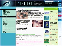 Aperu du site 1 Optical - lentilles de contact, lentilles couleur, lunettes soleil