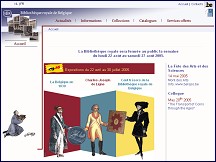 Aperu du site Bibliothque royale de Belgique