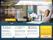 Aperu du site Digiposte La Poste - coffre fort numrique gratuit : Digiposte.fr 