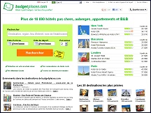 Aper�u du site BudgetPlaces - location h�tel, auberge, B&B : h�bergement pas cher