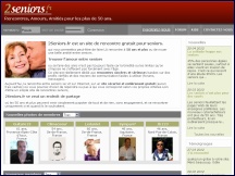 Aperu du site Rencontres seniors - rencontres gratuites pour seniors: 2seniors.fr