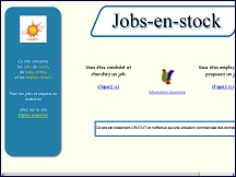 Aperçu du site Jobs en Stock - jobs en baby sitting, cours et divers
