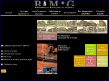 Aperçu du site Bibliothèque municipale de Grenoble